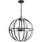 Quoizel Dre Pendant QOP5179MBK - alternate 6
